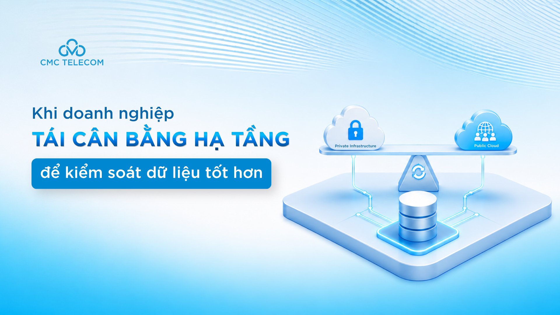 Khi doanh nghiệp tái cân bằng hạ tầng để kiểm soát dữ liệu tốt hơn 